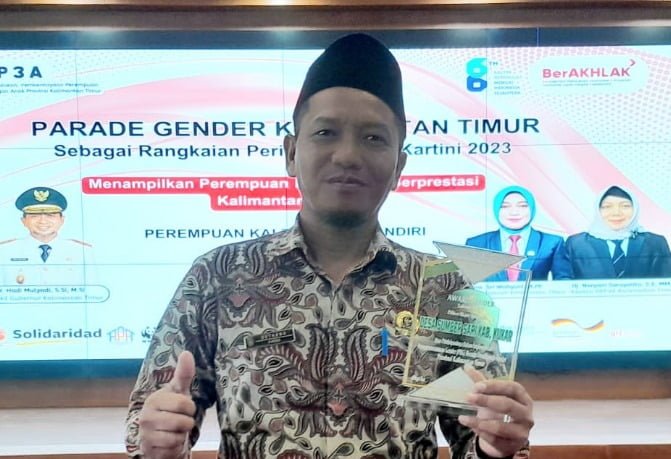 Kepala Desa Sumber Sari, Sutarno (Istimewa)