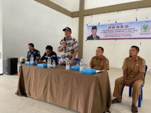 Anggota DPRD Provinsi Kalimantan Timur Andi Faisal Assegaf, saat reses di Desa Pesisir Tanjung Aru, Paser