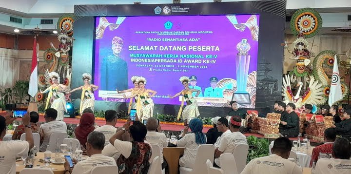 Mukernas Persatuan Radio TV Publik Daerah (Persada ID) Seluruh Indonesia, di Hotel Prama, Sanur Bali