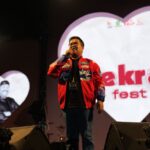 Wabup Kukar, Rendi Solihin di acara Ekraf Fest Kukar 2023. (Dok Diskominfo Kukar)