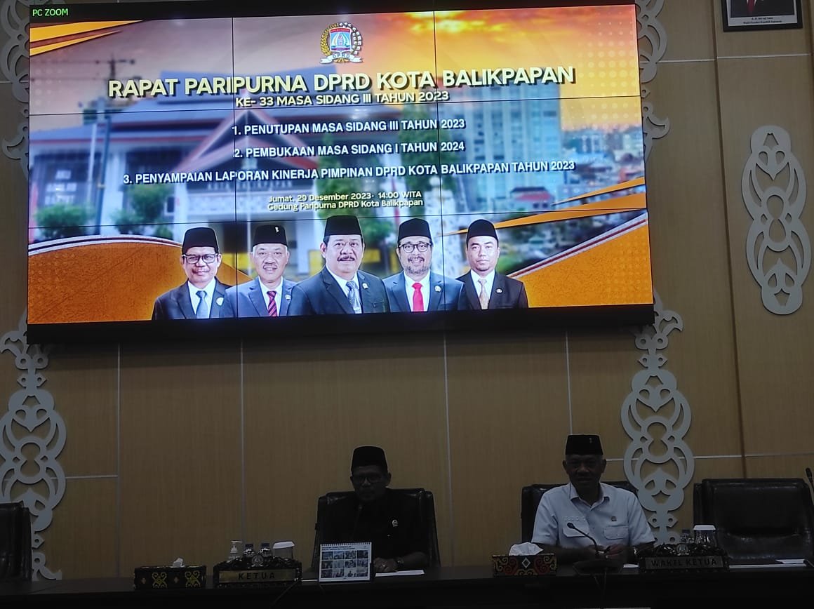 WhatsApp Image 2024 01 03 at 12.14.43 Akhir Tahun 2023, DPRD Balikpapan Gelar Rapat Paripurna ke-33 PROKALTIM