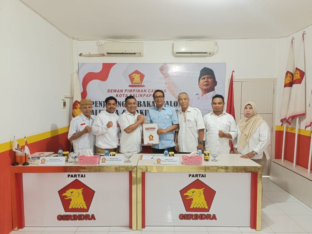 Sabaruddin Panrecalle Mendaftarkan Diri Bacalon Wali Kota dari Partai Gerindra PROKALTIM 1 Sabaruddin Panrecalle ikut daftar