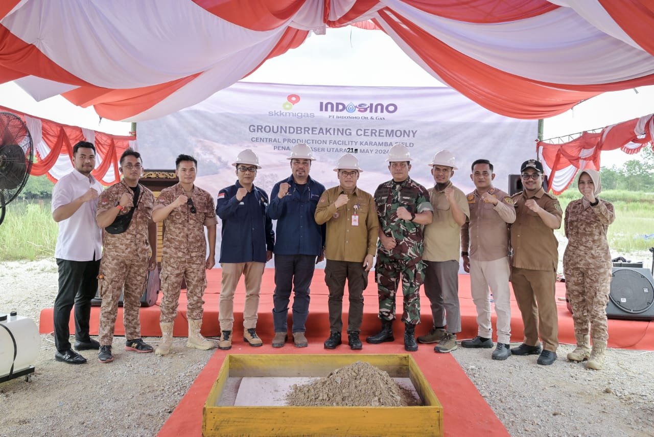 Ground Breaking Central Production Facility Karamba Field SKK Migas pastikan proyek Pengembangan Lapangan Gas Karamba Berjalan Tepat Waktu PROKALTIM 1 WhatsApp Image 2024 05 23 at 13.04.44 Ground Breaking Central Production Facility Karamba Field SKK Migas pastikan proyek Pengembangan Lapangan Gas Karamba Berjalan Tepat Waktu PROKALTIM