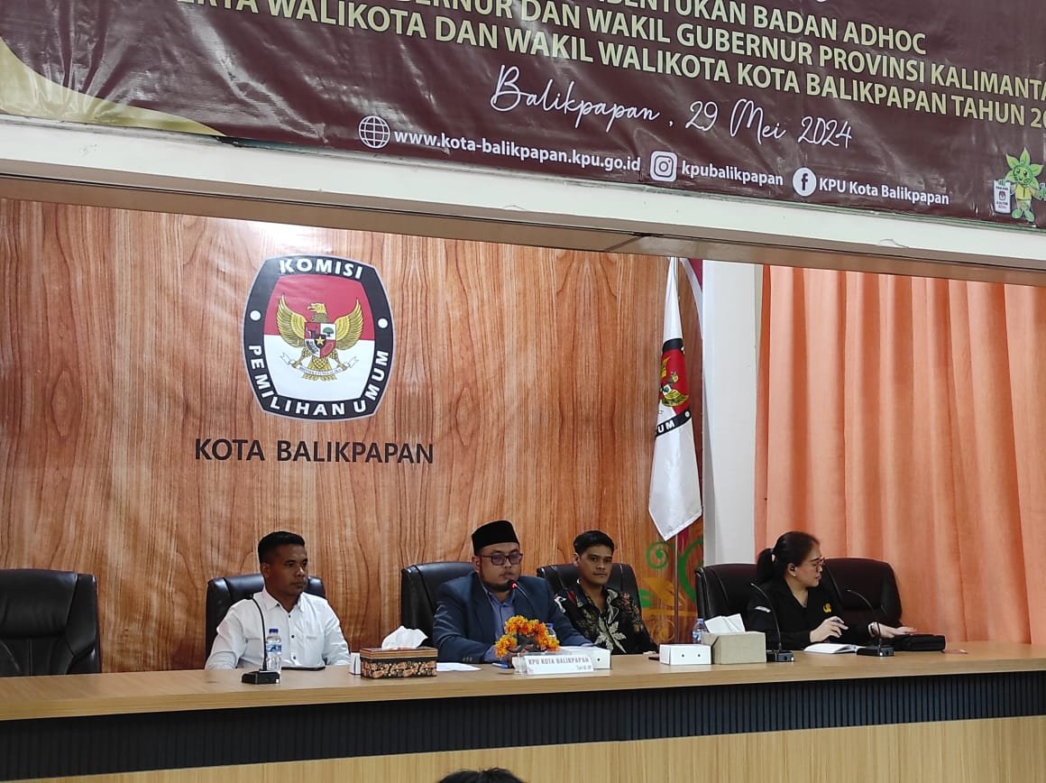KPU Balikpapan Konferensi Pers, Sampaikan Proses Perekrutan PPK dan PPS Sesuai Ketentuan PROKALTIM 1 WhatsApp Image 2024 05 30 at 09.14.14 KPU Balikpapan Konferensi Pers, Sampaikan Proses Perekrutan PPK dan PPS Sesuai Ketentuan PROKALTIM