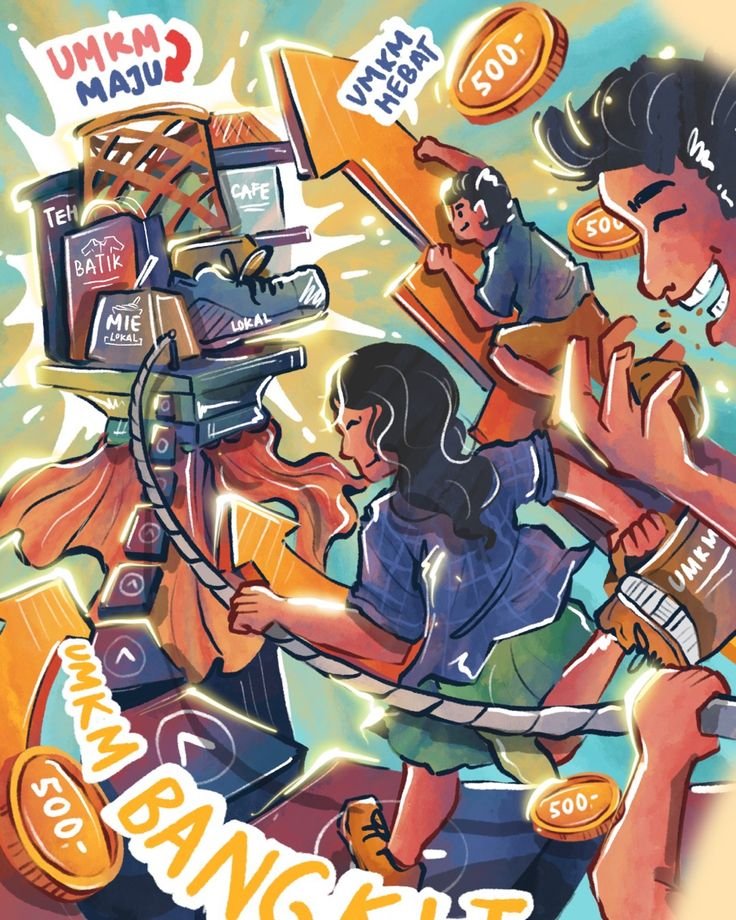 Ilustrasi Bangkit UMKM PROMOSI PROKALTIM