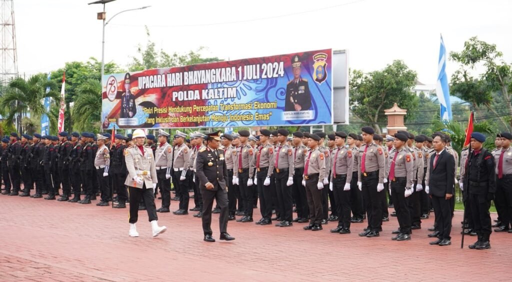 WhatsApp Image 2024 07 01 at 19.10.38 Peringati Hari Bhayangkara ke-78, Polda Kaltim Gelar Upacara dan Syukuran PROKALTIM