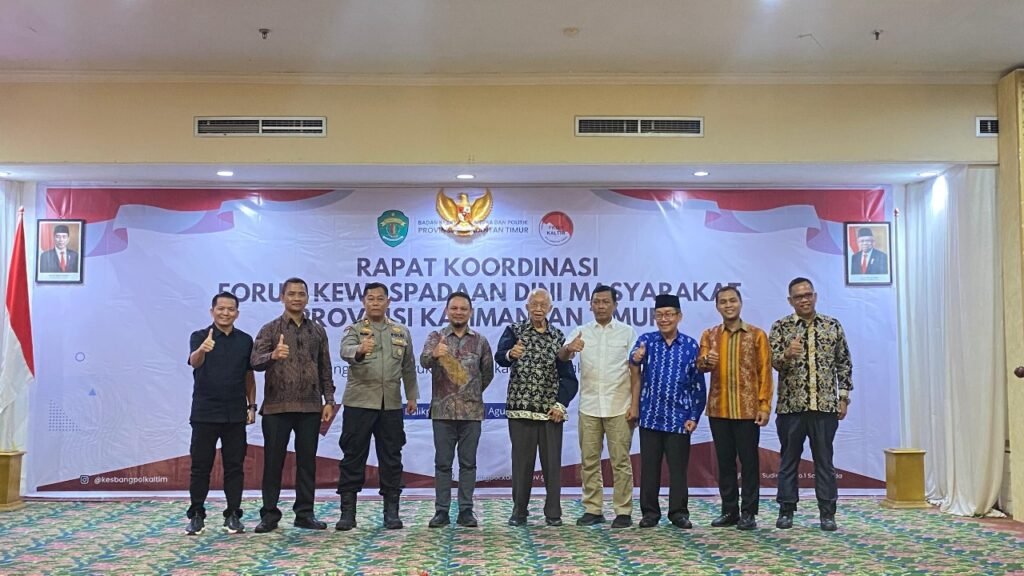 WhatsApp Image 2024 08 21 at 07.45.30 Sinergi Jaga Kondusivitas Pilkada 2024, Ditbinmas Polda Kaltim Hadiri Rakor FKDM Kaltim PROKALTIM