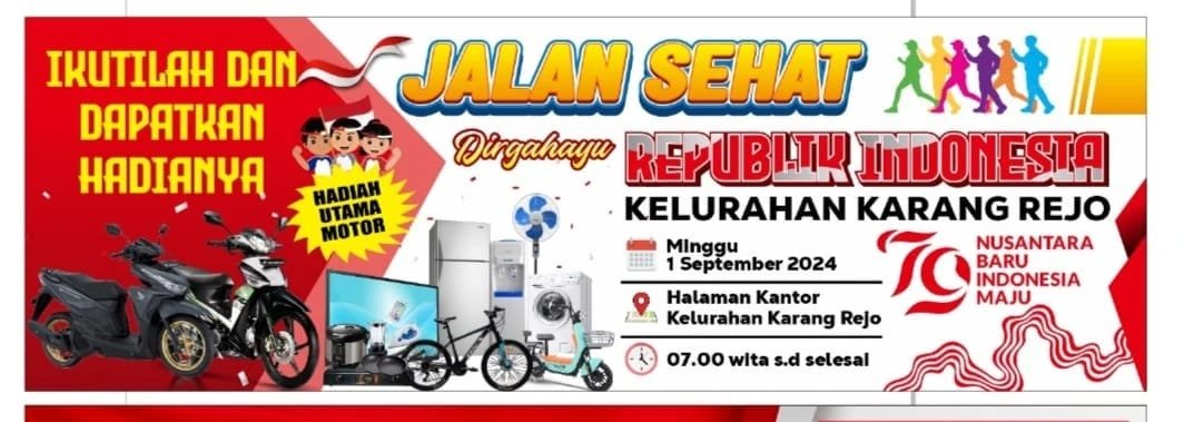 Ayo Ikuti dan Ramaikan Jalan Sehat 1 September 2024 di Kelurahan Karang Rejo PROKALTIM 1 WhatsApp Image 2024 08 27 at 22.43.15 Ayo Ikuti dan Ramaikan Jalan Sehat 1 September 2024 di Kelurahan Karang Rejo PROKALTIM