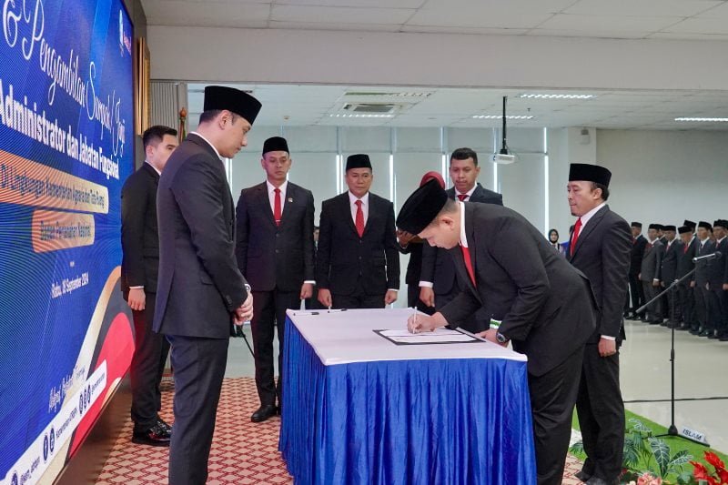 WhatsApp Image 2024 09 19 at 12.32.54 1 Lantik 327 Pejabat Kementerian ATR/BPN, Menteri AHY Harapkan Pejabat yang Dilantik Berikan Dampak Terbaik bagi Institusi dan Masyarakat PROKALTIM