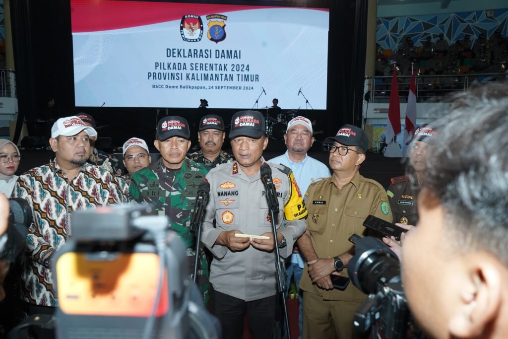 WhatsApp Image 2024 09 24 at 21.00.48 Kapolda Kaltim Hadiri Deklarasi Damai Pilkada 2024, Ajak Masyarakat Kaltim Ciptakan Harmonisasi PROKALTIM