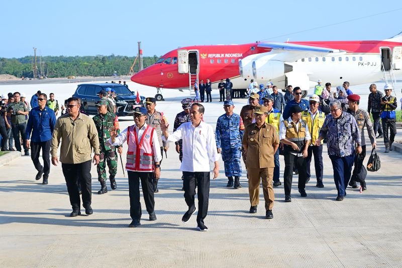 WhatsApp Image 2024 09 25 at 19.18.55 Presiden Jokowi Lakukan Pendaratan Perdana di Bandara Nusantara PROKALTIM