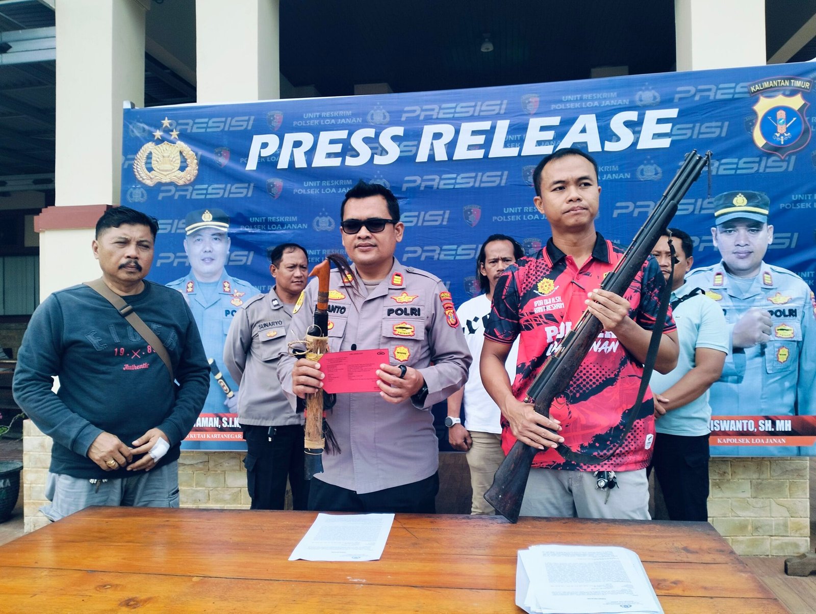 IMG20241010092056 scaled Pelaku Penipuan Jual Beli Kambing di Loa Janan, Nekat Tebas Polisi Saat Diamankan PROKALTIM