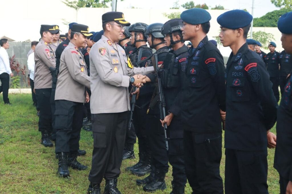 WhatsApp Image 2024 12 18 at 20.33.48 Kapolres Berau Ucapkan Terima Kasih kepada Personel dan BKO Brimob atas Pengamanan Pilkada PROKALTIM