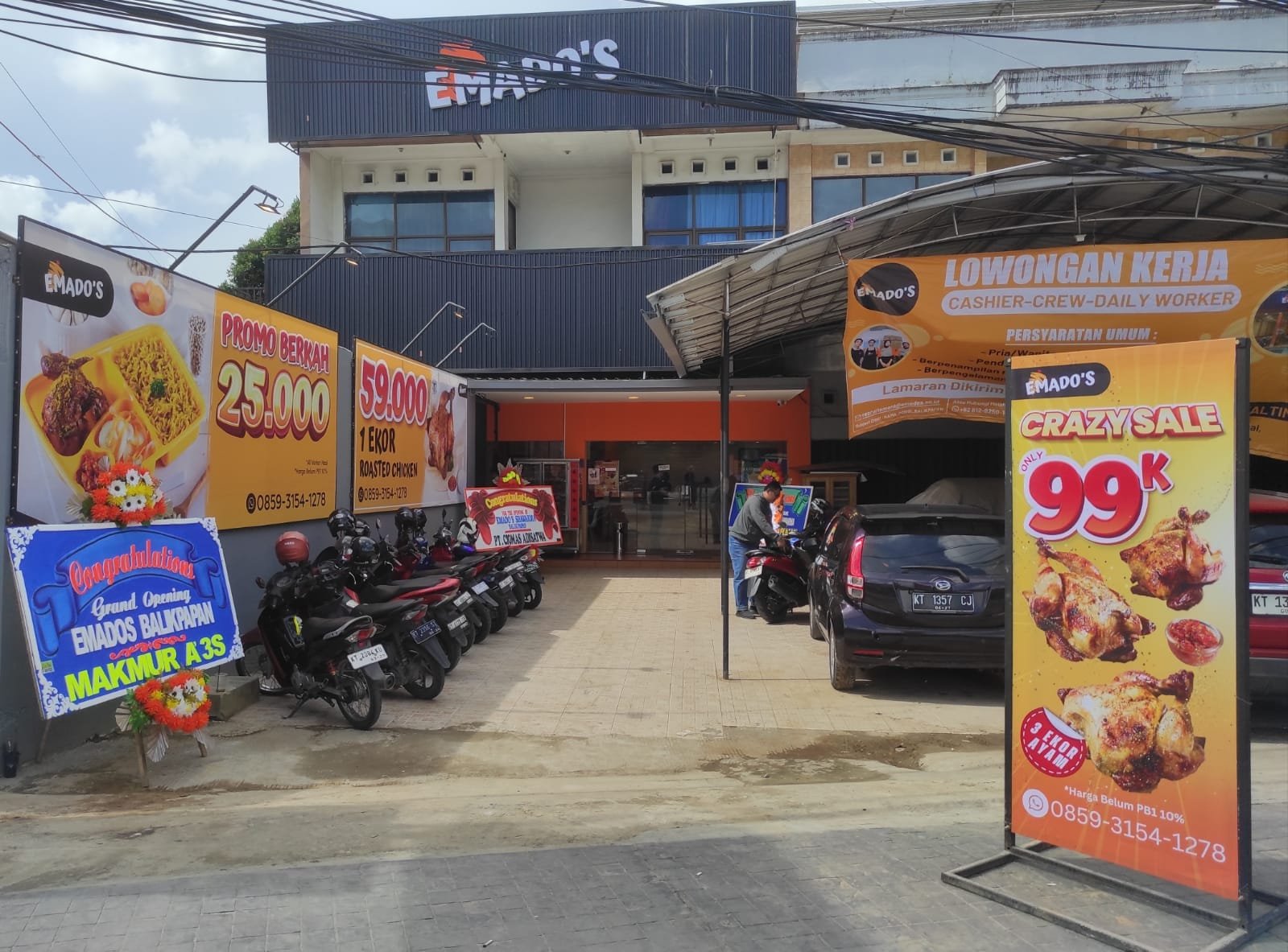 Emado's Buka Gerai ke-83 di Balikpapan, Sajikan Menu Timur Tengah Autentik dengan Harga Terjangkau PROKALTIM 1 WhatsApp Image 2025 03 15 at 15.03.18 Emado's Buka Gerai ke-83 di Balikpapan, Sajikan Menu Timur Tengah Autentik dengan Harga Terjangkau PROKALTIM