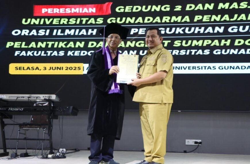 Resmikan Fasilitas Universitas Gunadarma, Bupati Mudyat Berharap Mampu Mencetak Generasi Unggul