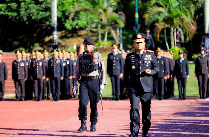 Pangdam VI/Mulawarman Hadiri HUT ke-79 Bhayangkara: Wujud Kematangan Institusi Polri