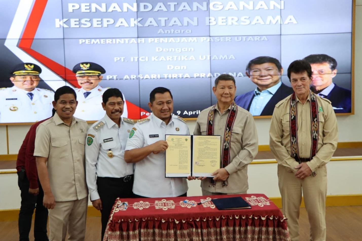 Picture7 2 Kerjasama dengan Hashim, Pemkab PPU Berencana Kerjasama Pengelolaan Air Bersih PROKALTIM