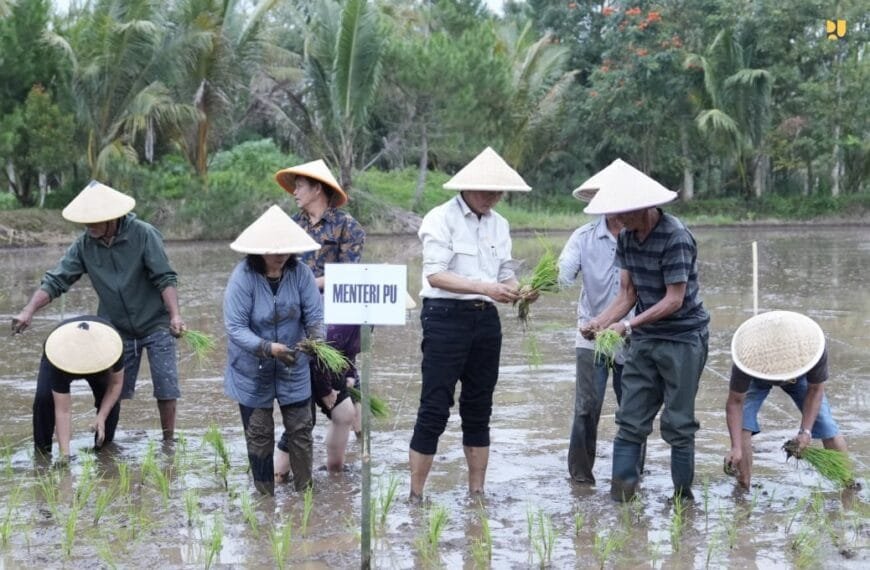Rehabilitasi Jaringan Irigasi Air Tanah di Minahasa, Menteri PU: Dukung Produksi Pangan Nasional