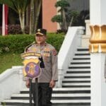 Wakapolda Kaltim Pimpin Apel Pagi, Tekankan Kesiapan Personel Amankan Aksi Demonstrasi