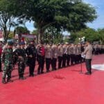 Amankan Aksi Unjuk Rasa, 1 SST Anti Anarkis Batalyon A Brimob Kaltim Bergeser ke DPRD Kota Balikpapan