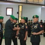 Kodam VI/Mulawarman Sambut Pejabat Baru, Lepas dengan Kehangatan