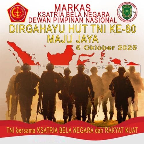 Semakin Jaya dan Maju, Ksatria Bela Negara Ucapkan Selamat HUT ke-80 TNI PROKALTIM 4 WhatsApp Image 2025 10 06 at 17.49.33 Semakin Jaya dan Maju, Ksatria Bela Negara Ucapkan Selamat HUT ke-80 TNI PROKALTIM