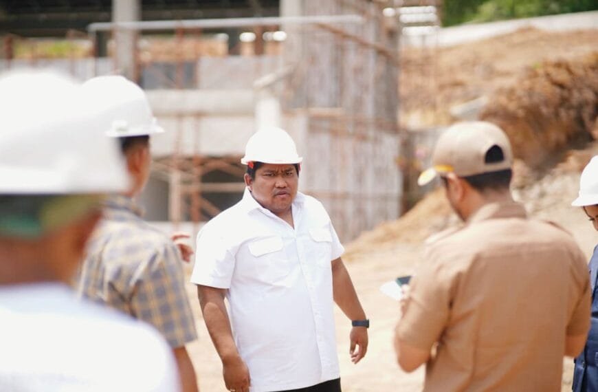 Dewan Tinjau Progres Pembangunan Puskesmas Sepinggan Baru dan SDN 022 Manggar