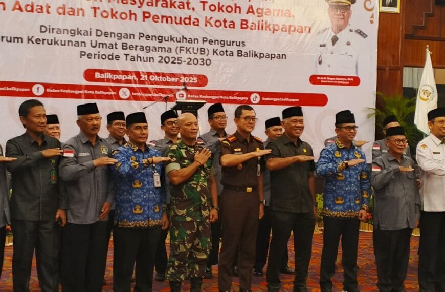 Harmoni Lintas Iman, FKUB Balikpapan Resmi Dilantik untuk Periode 2025–2030