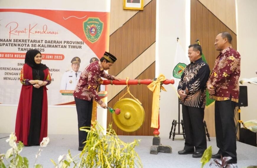 Buka Rakor Setda se-Kaltim, Wabup Waris Muin Sebut Bentuk Dukungan Pembangunan IKN