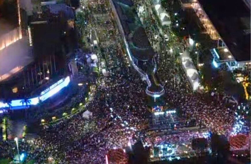 Jakarta ‘Mendidih’: Bundaran HI Dibanjiri Lautan Manusia Tanpa Kembang Api — Tapi Ledakan Massa Tak Terbendung!