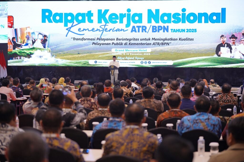 WhatsApp Image 2025 12 08 at 18.51.09 Buka Rakernas 2025, Menteri Nusron: Hasilkan Keputusan yang Optimal dan Berkualitas untuk Meningkatkan Pelayanan kepada Masyarakat PROKALTIM