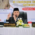 Pembinaan di Kanwil BPN Provinsi Kalteng, Menteri Nusron Minta Pelayanan Pertanahan Adaptif, Cepat, dan Bersih