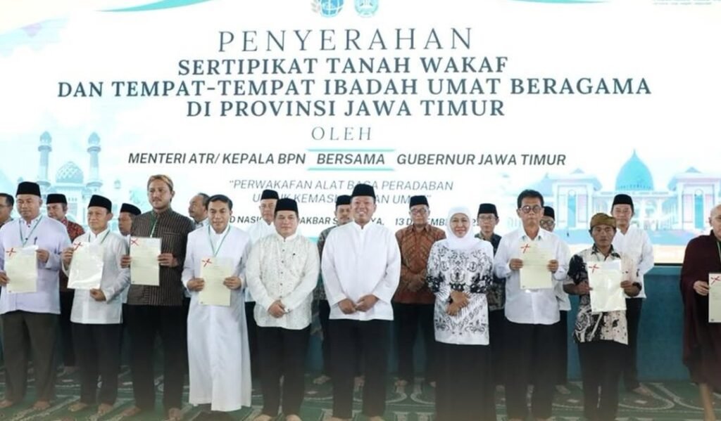 Serahkan 2.532 Sertipikat Tanah Wakaf dan Rumah Ibadah, Menteri Nusron Gagas Percepatan Sertipikasi melalui Kolaborasi PROKALTIM 1 WhatsApp Image 2025 12 15 at 09.42.22 Serahkan 2.532 Sertipikat Tanah Wakaf dan Rumah Ibadah, Menteri Nusron Gagas Percepatan Sertipikasi melalui Kolaborasi PROKALTIM