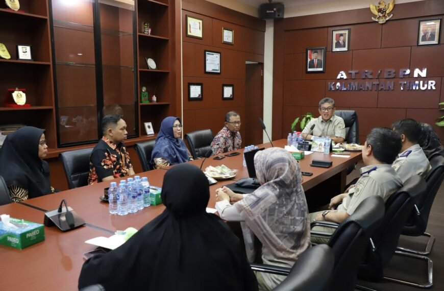 Kanwil BPN Provinsi Kaltim Terima Audiensi&hellip;