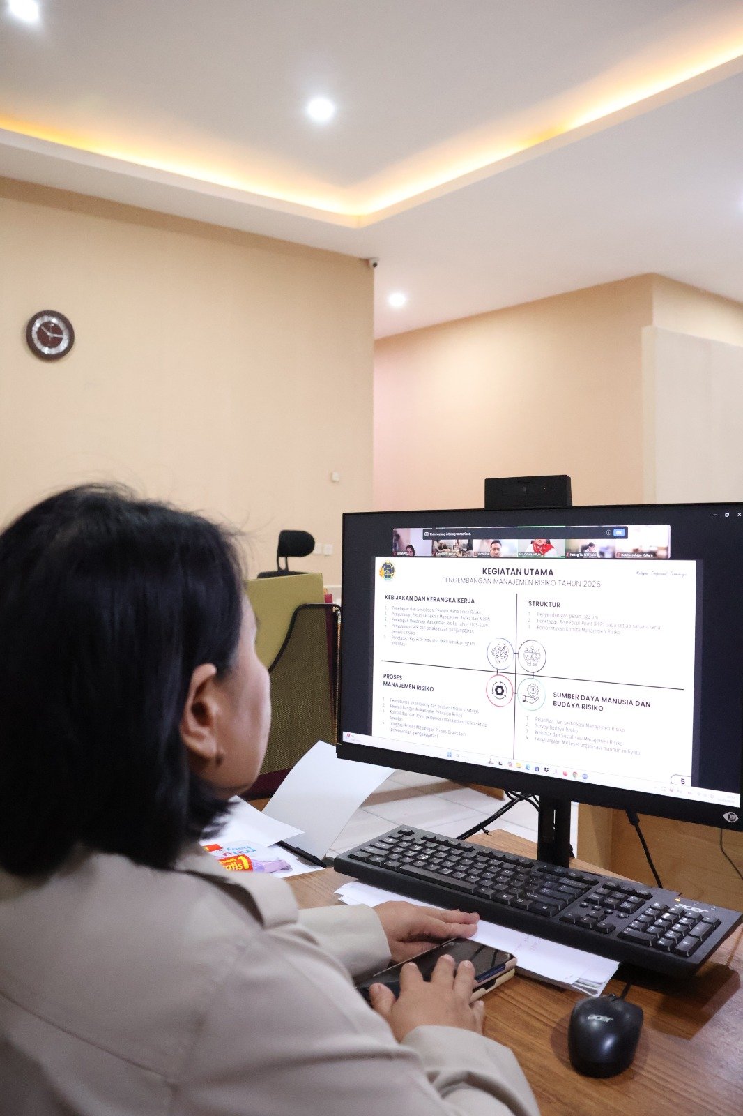 WhatsApp Image 2026 01 20 at 18.05.32 Penguatan SPIP dan Risiko Jadi Fokus Coaching Clinic ATR/BPN di Penajam PROKALTIM