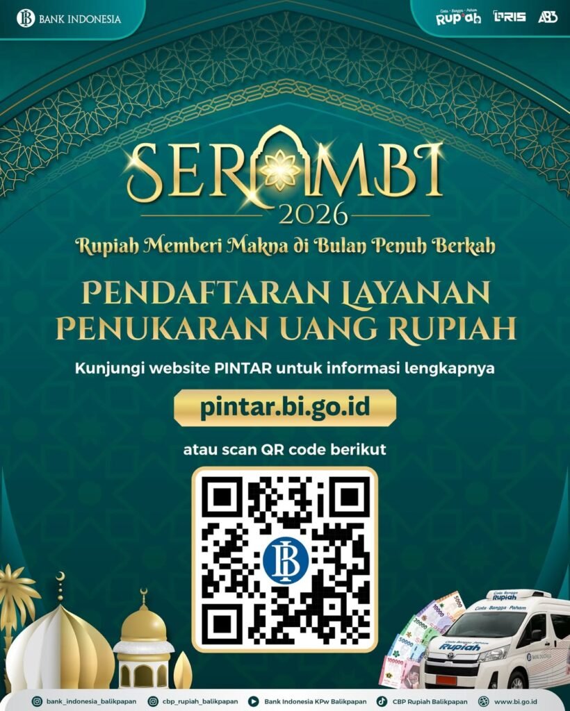 SnapInsta.to 630110941 18559545040038773 3769218761010913321 n 1 Jadwal Layanan Penukaran Uang Wilayah Kerja Bank Indonesia Balikpapan PROKALTIM