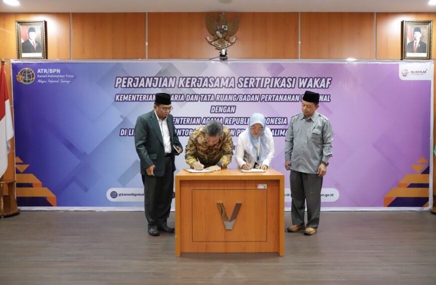 Percepat Sertipikasi Tanah Wakaf, Kanwil BPN&hellip;