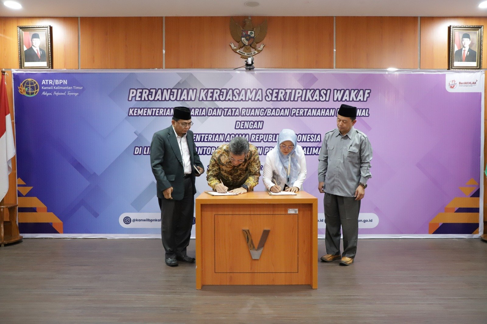 WhatsApp Image 2026 02 10 at 17.50.20 Percepat Sertipikasi Tanah Wakaf, Kanwil BPN Provinsi Kaltim Perkuat Sinergi dengan Kemenag PROKALTIM