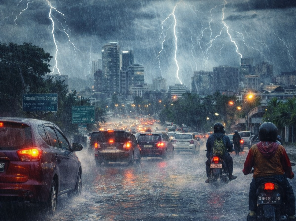 berita cuaca balikpapan Prediksi Cuaca Balikpapan 7 Februari 2026, Hujan Petir Intai Aktivitas Warga PROKALTIM