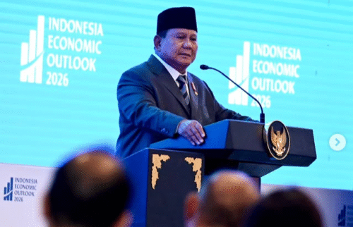 Description: Presiden Prabowo Subianto menegaskan efisiensi anggaran Rp300 triliun dan menaikkan target ROA aset negara menjadi di atas 8 persen.