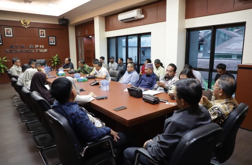 Kanwil BPN Provinsi Kaltim Terima Audiensi&hellip;