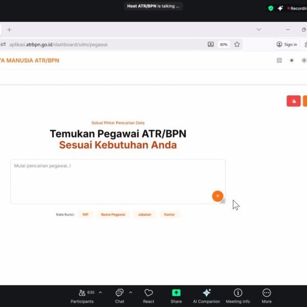 Kembangkan Aplikasi Dashboard SDM, Sekjen ATR/BPN: Proses Mutasi&hellip;