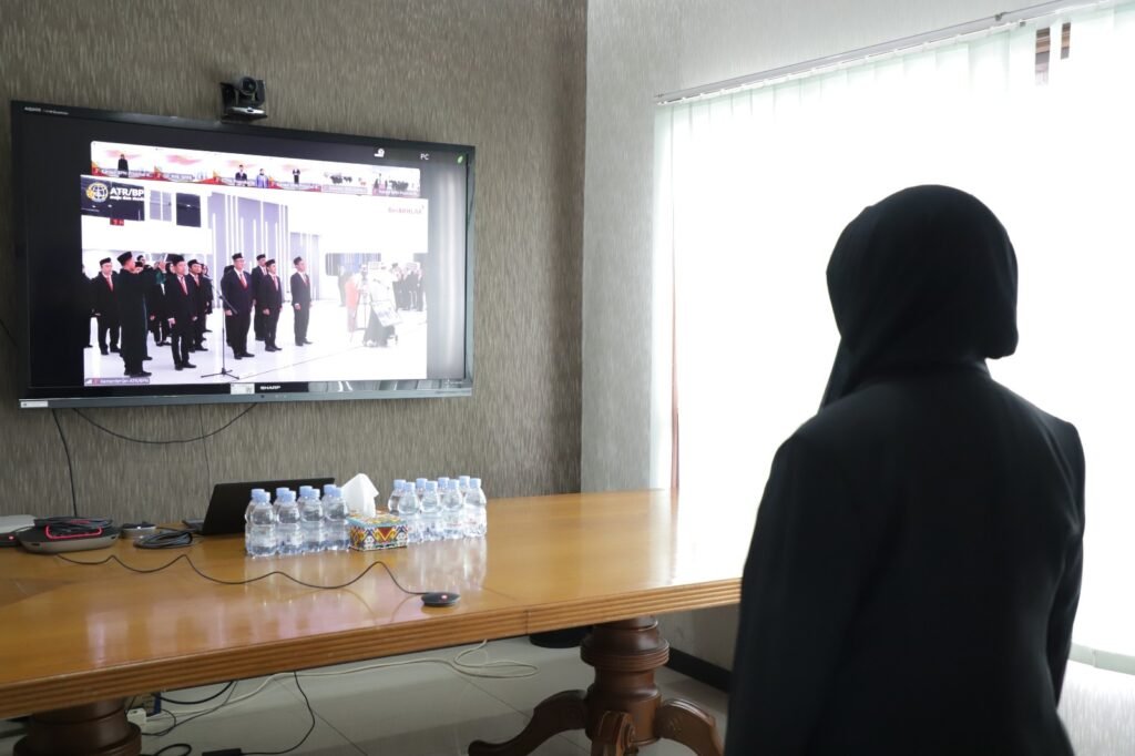 WhatsApp Image 2026 03 12 at 16.14.00 Kanwil BPN Provinsi Kaltim Ikuti Pelantikan dan Pengambilan Sumpah Pejabat Pengawas dan Pejabat Fungsional di Lingkungan Kementerian ATR/BPN PROKALTIM