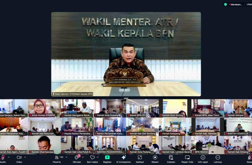 Penyelesaian Berkas Layanan Pertanahan, Wamen Ossy&hellip;