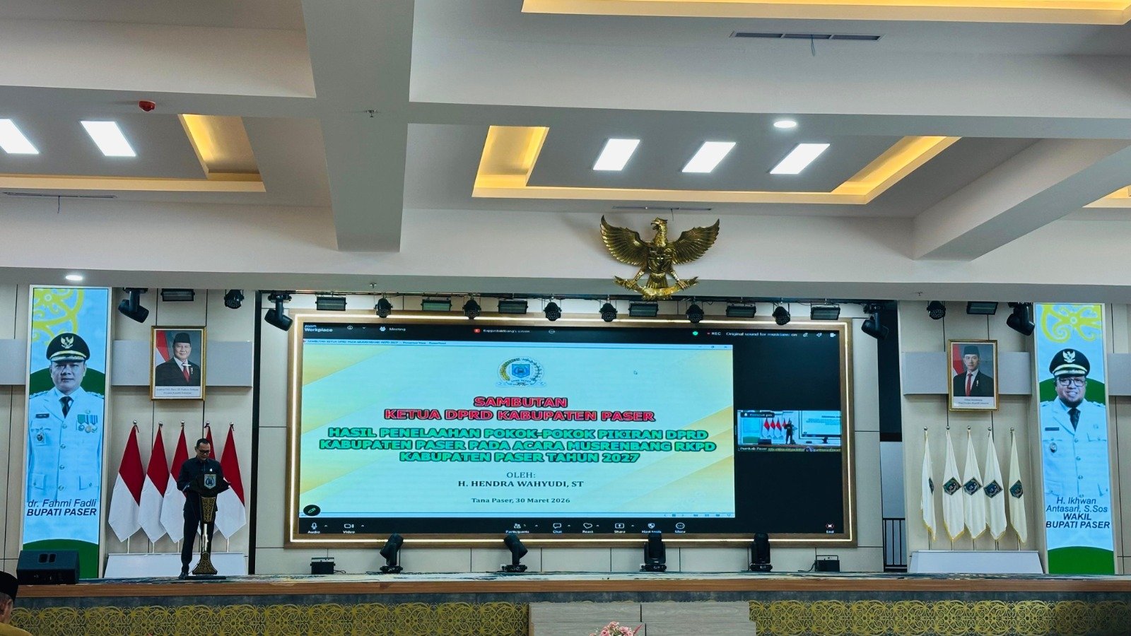 WhatsApp Image 2026 04 01 at 08.58.48 Perkuat Kolaborasi Pembangunan, Kantor Pertanahan Paser Hadiri Musrenbang RKPD 2027 PROKALTIM